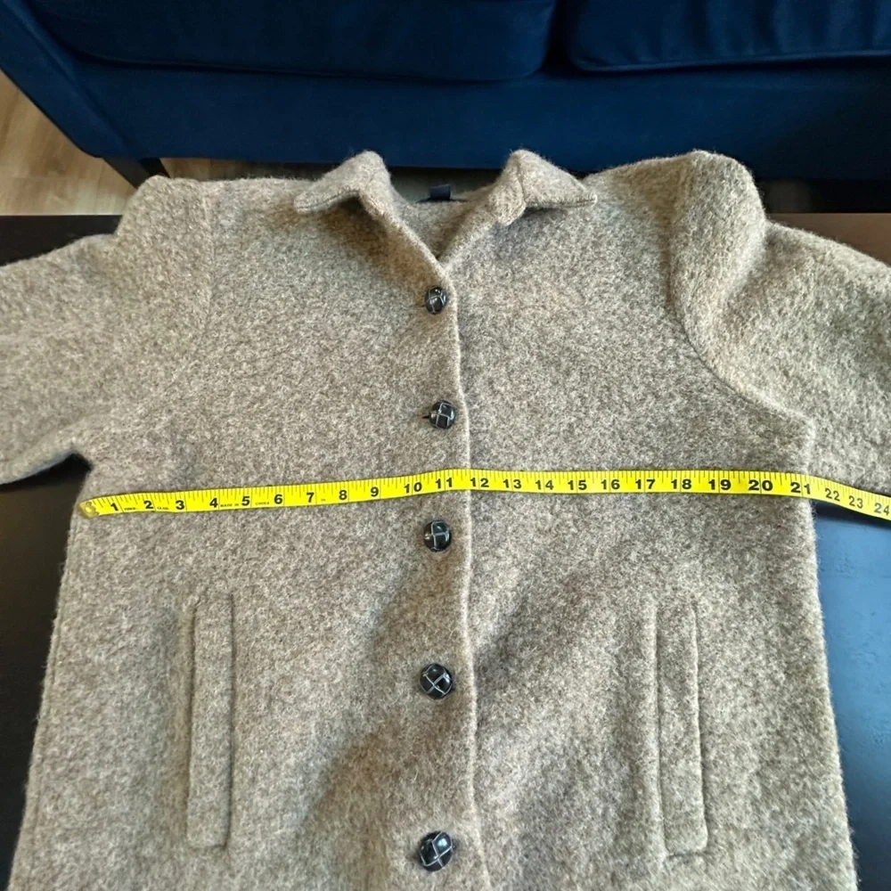 Karen Kane brushed wool blend shirt jacket. - Picture 6 of 8